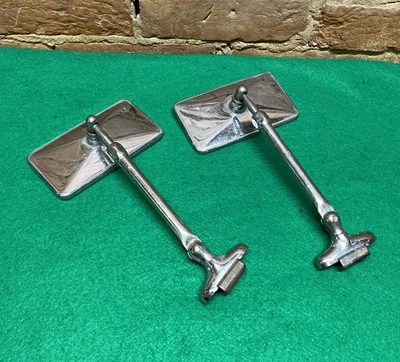 Original 1930’s-40’s Door Lip Accessory Mirrors Extendable Adjustable Truck Car - Image 1 of 4