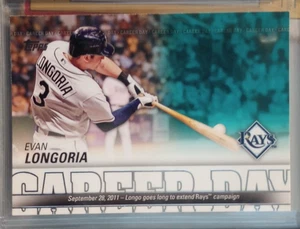 2012 Topps Evan Longoria Karrieretag Einsteckkarte (#CD-13) - Bild 1 von 2