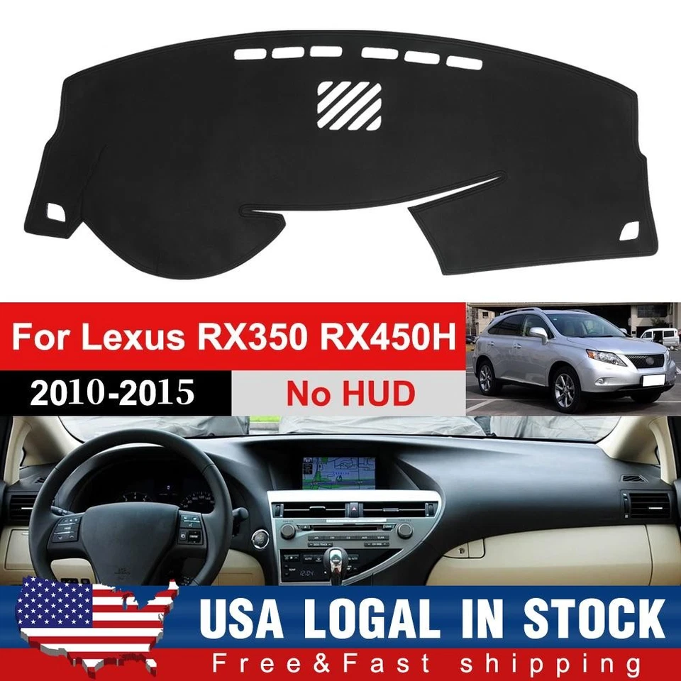 Car Leather Dashboard Dash Cover DashMat Mat Pad For Lexus RX 2010-2015 Dash Mat Foto 1 de 4