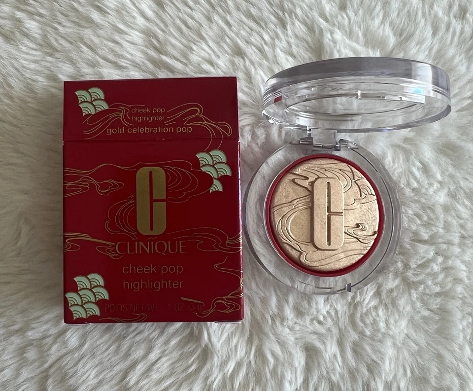 Clinique Cheek Pop Highlighter - Gold Celebration Pop 3g Full Size Limited Editi