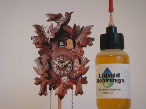 Liquid Bearings, BEST 100%-synthetic clock oil for Black Forest, PLEASE READ! Cover
