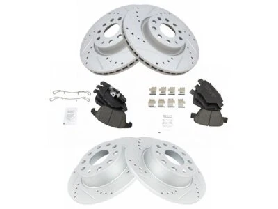 Kit de pastillas de freno y rotor delantero y trasero para Volkswagen Passat 2012-2014 81728SB Foto 1 de 2