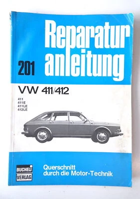 VW 411/412 manual de instrucciones de reparación 201 371681265X - Imagen 1 de 4