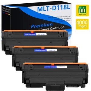 3PK MLT-D118L MLTD118L Toner Cartridge For Samsung 118L Xpress M3015DW M3065FW - Picture 1 of 23
