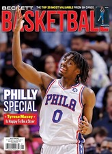 New JANUARY 2024 Beckett BASKETBALL CARD PRICE GUIDE Magazine with TYRESE MAXEY