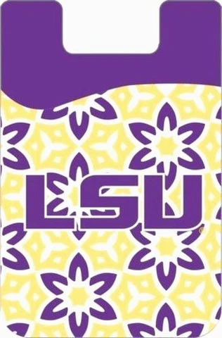 LSU TIGERS CELL PHONE CARD HOLDER WALLET DESDEN COLLEGE ACCESSORIES UNIVERSITY Cover