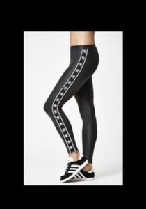 adidas leather leggings