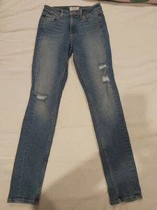 Levis 721 highrise skinny denim jeans W26 L30 - Picture 1 of 3