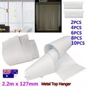 127mm Vertical Blind Replacement Slats & Top Hanger Bottom Weight Blade Curtain - Picture 1 of 12