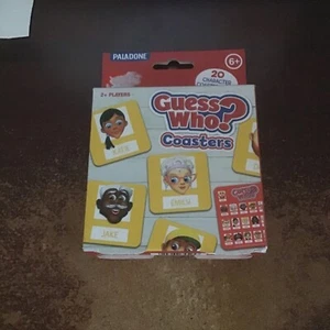 PALADONE SET OF 20 COASTER MATS GUESS WHO TRAVEL GAME  BIRTHDAY CHRISTMAS - Picture 1 of 1