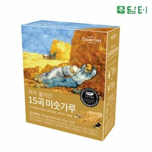 Korean Damtuh Roasted Grains with Yam Tea, 15 Roasted Grains Mixed Powder 12/40T - Picture 1 of 13