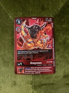“Greymon BT5-010” Digimon CCG Tamer Event Pack 2 Alt Art NM - Picture 1 of 2