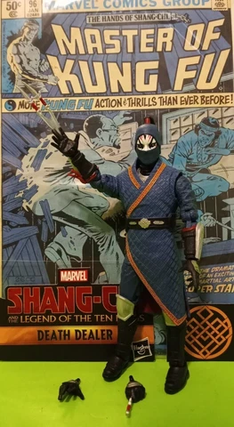 Marvel Legends DEATH DEALER - MR. HYDE BAF + SHANG-CHI MASTER of KUNG FU # 96 Cover