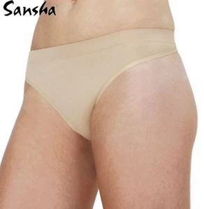 NWT TWO Sansha Dance/Workout Support Thong Panty Nude Adult S/ M or L/ XL - Picture 1 of 4