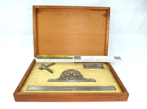 Werkzeug Set im Holzkasten Meisterprüfungsarbeit / Gesellenarbeit um 1900 - Bild 1 von 12