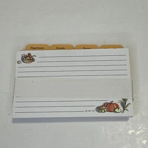 Recipe Book Page Notecards Blank With Dividers & Recipes Idea Cards Kitchen - Picture 1 of 7