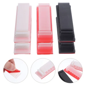6 Pcs Wanddrahtprozessor Büro Kabel-Organizer-Clips Kabelorganisator - Afbeelding 1 van 12