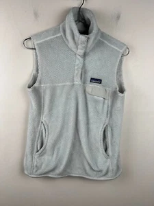 Patagonia Women’s Polartec Fleece Vest Gray Size S Outdoor Hiking USA Fabric - Picture 1 of 6