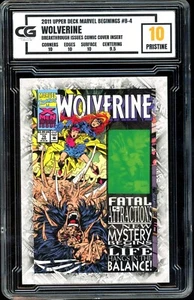 2011 UD Marvel Beginnings #B-4 Wolverine Vol. 2 #75 1993 Fatal ~ CG 10 PRISTINE - Picture 1 of 2