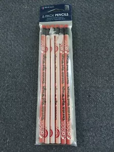 Rare Detroit Redwings Hockey Pencils 6 Pack By Wincraft New Vintage - Picture 1 of 4