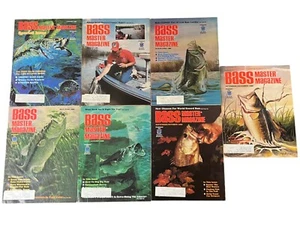 Vintage Bass Masters Magazin 1980 Komplettsatz 7 Angeln 1980er Tipps und Tricks - Bild 1 von 24