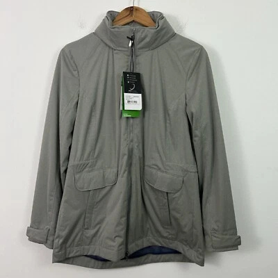 Chaqueta Zero Restriction para mujer gris medio Astrid ropa deportiva viento sudadera con capucha NUEVO Foto 1 de 4