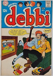 Datum mit Debbi Nr. 1 DC Comics 1969 6.0 Fine Samm Schwartz Football on TV Cover - Bild 1 von 10