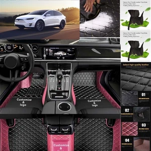 For Tesla Model Y Car Floor Mats Carpets Cargo Liners Custom All Weather - Imagen 1 de 28