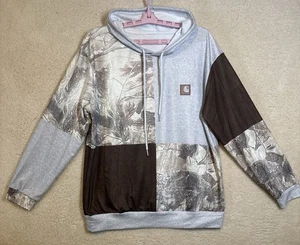 Carhartt Pullover Camo Hoodie Logo Outdoor Workwear Gr. Large - Bild 1 von 5