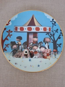 Plato de colección 'Magic Roundabout' adornado en oro de 22 quilates 8" certificado Danbury como nuevo - Imagen 1 de 5