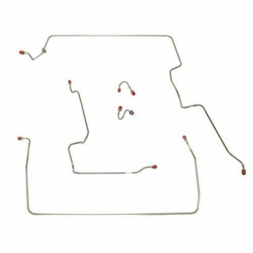 Front Brake Line Kit Fits Chevrolet C20 Pickup 67-70 2WD 5pcs StdBrake-TKT6703SS - Image 1 of 1