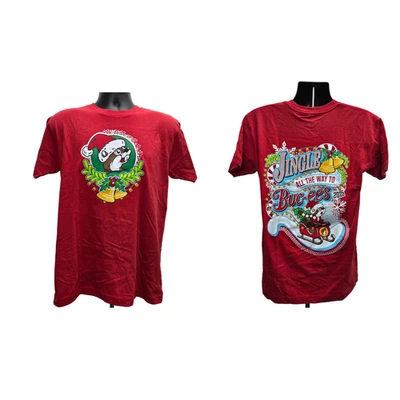 2025 Buc-ee's Christmas "Jingle All The Way To Buc-ee's" T Shirt Bucees - New - Image 1 of 4
