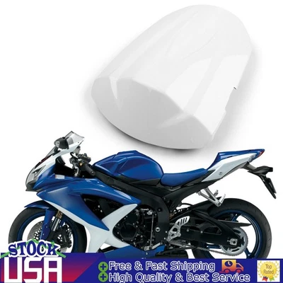 Rear Seat Cover cowl For Suzuki GSXR600 GSXR750 2008-2010 K8 White - Image 1 of 3