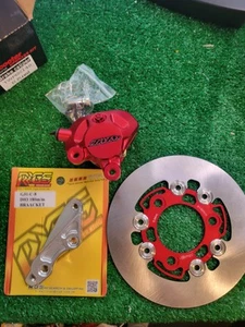 Honda Dio Elite Disk Twpo Brake Caliper Adaptor And Rotor Set 180mm - Picture 1 of 8