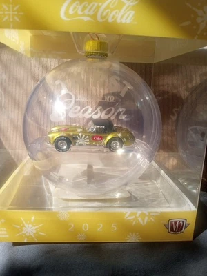 2025 M2 Machines Christmas Ornament Coca Cola 1965 Ford Shelby Cobra - Image 1 of 4