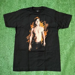 T-Shirt Iggy Pop US Tour Taglia L - Maglietta Promo Ufficiale Punk Rock Band - Foto 1 di 7
