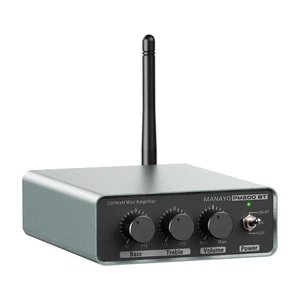 200w Bluetooth Amplifier for Passive Speakers, 2 Channel Home Stereo Receiver... - Picture 1 of 6