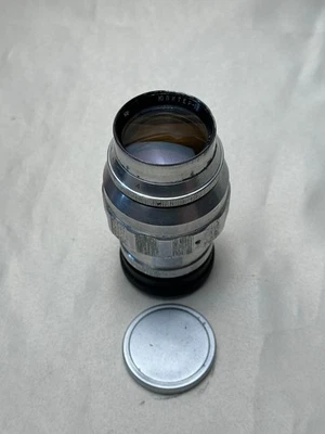 Silver Jupiter-11 135mm F4 USSR M39 1963 year telephoto lens - Image 1 of 4