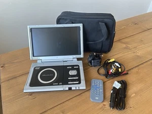 Wharfedale WDP-1210 Silver Portable DVD Player With Case Remote Battery & Cables - Picture 1 of 14