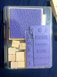 Stampin' Up Rubber Stamps Set of 13 "Thanks Tons" - Imagen 1 de 3