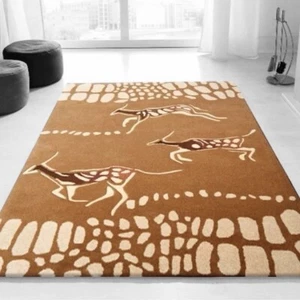4x6|5x8|6x9|8x10|9x12|10x14|12x18 |Hand Tufted Area Rug For any Room|Deer Rug - Picture 1 of 2