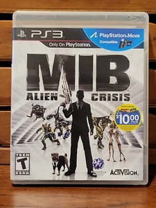MIB Alien Crisis PS3 Sony PlayStation 3 Men in Black CIB Complete With Manual - Picture 1 of 4