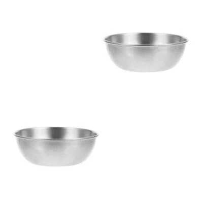  2 Pack Soßenschale Soßenschälchen Dipschale Aus Edelstahl Essiggericht - Bild 1 von 4