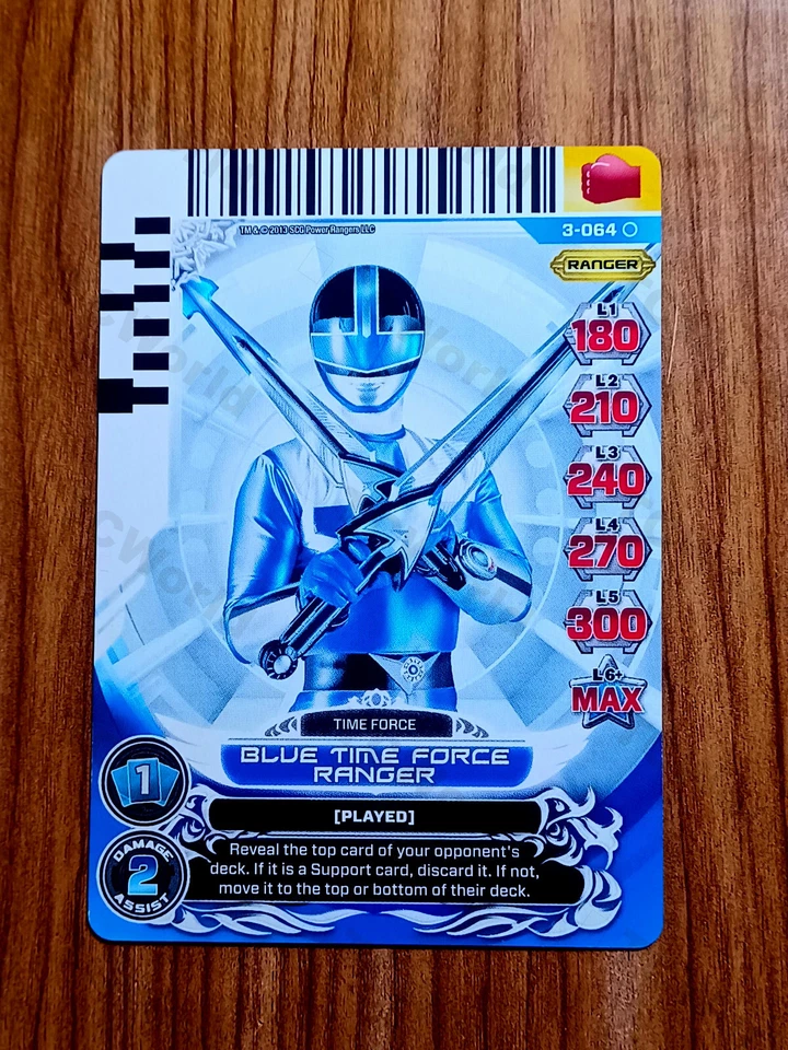 Power Rangers Universe of Hope 3-064 Blue Time Force Ranger - Image 1 of 1