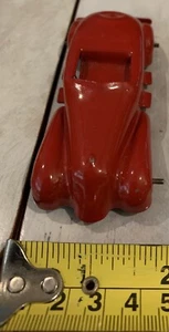 Wyandotte 30er Jahre rot Pressstahl Cabrio Spielzeugauto 4" 10 cm - Bild 1 von 3