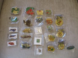 VINTAGE LOT OF 24 LIONS CLUB MEMORABLIA  PINS, MANY IOWA - Picture 1 of 12