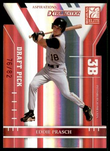 2004 Donruss Elite Extra Edition Aspirations #221 Eddie Prasch ROO /82