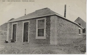 Antique Photo Postcard "The Bottle House Tonopah Nevada" - Picture 1 of 2