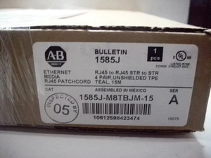 1585J-M8TBJM-15 SERIES A ETHERNET PATCHCORD *NEW IN BOX! QUANTITY!! - Picture 1 of 2