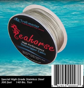 Downrigger Cable Stainless 300ft PENN CANNON WALKER SCOTTY NEW by TROLL-MASTER - Picture 1 of 1